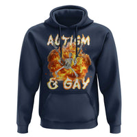 Funny Skeleton Meme Hoodie Autistic and Gay