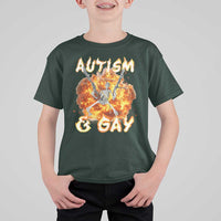 Funny Skeleton Meme T Shirt For Kid Autistic and Gay