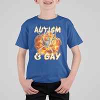 Funny Skeleton Meme T Shirt For Kid Autistic and Gay