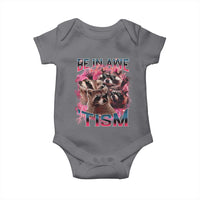 Funny Meme Autistic Raccoon Baby Onesie Be In Awe Of My 'Tism