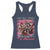 Funny Meme Autistic Raccoon Racerback Tank Top Be In Awe Of My 'Tism