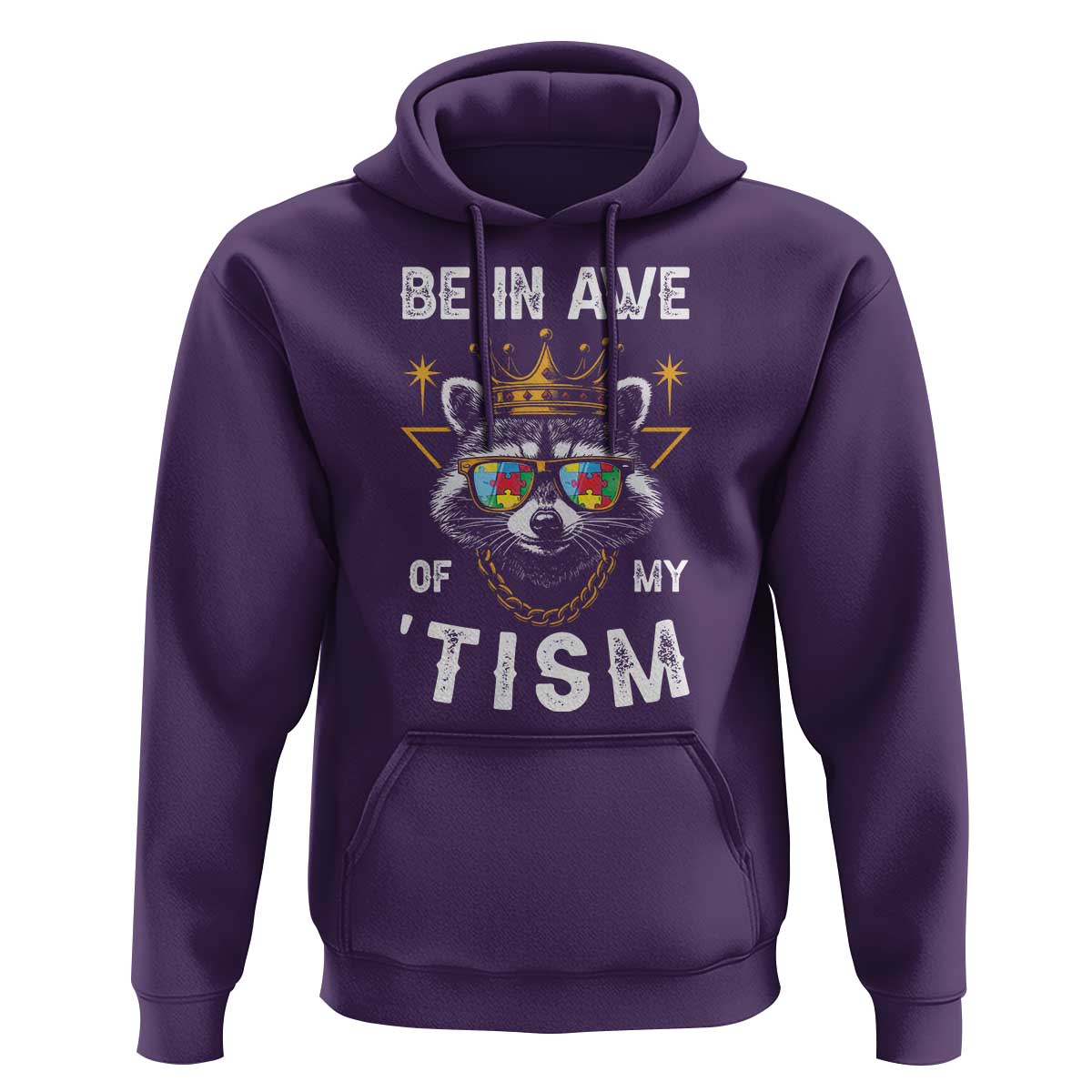 Funny Autistic Raccoon Hoodie Be In Awe Of My 'Tism