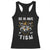 Funny Autistic Raccoon Racerback Tank Top Be In Awe Of My 'Tism