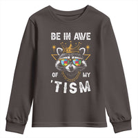 Funny Autistic Raccoon Youth Sweatshirt Be In Awe Of My 'Tism