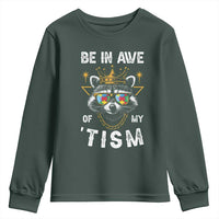Funny Autistic Raccoon Youth Sweatshirt Be In Awe Of My 'Tism