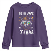 Funny Autistic Raccoon Youth Sweatshirt Be In Awe Of My 'Tism