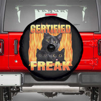 Funny Cat Meme Spare Tire Cover Certified Freak