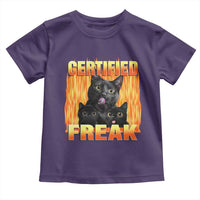 Funny Cat Meme Toddler T Shirt Certified Freak