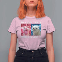 Funny Cat Meme T Shirt For Women Born To Dilly Dally Forced To Lock In