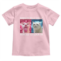 Funny Cat Meme Toddler T Shirt Born To Dilly Dally Forced To Lock In