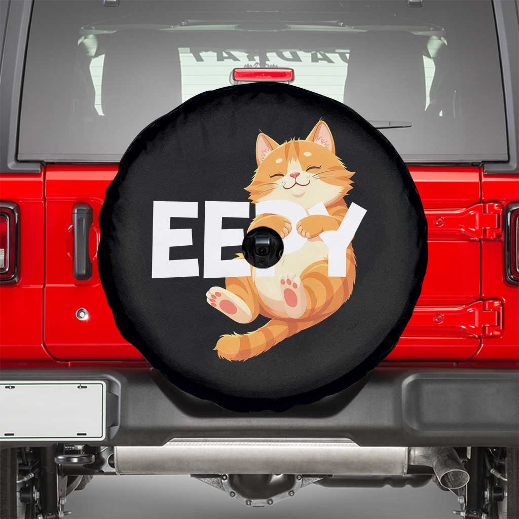Funny Cat Meme Spare Tire Cover Eepy Cat Silly Sleepy Cat