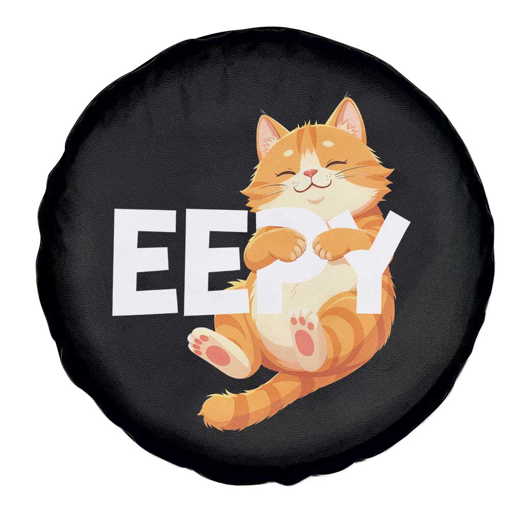 Funny Cat Meme Spare Tire Cover Eepy Cat Silly Sleepy Cat
