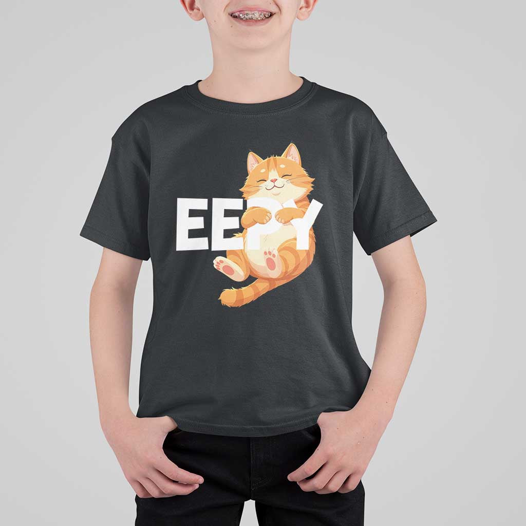 Funny Cat Meme T Shirt For Kid Eepy Cat Silly Sleepy Cat
