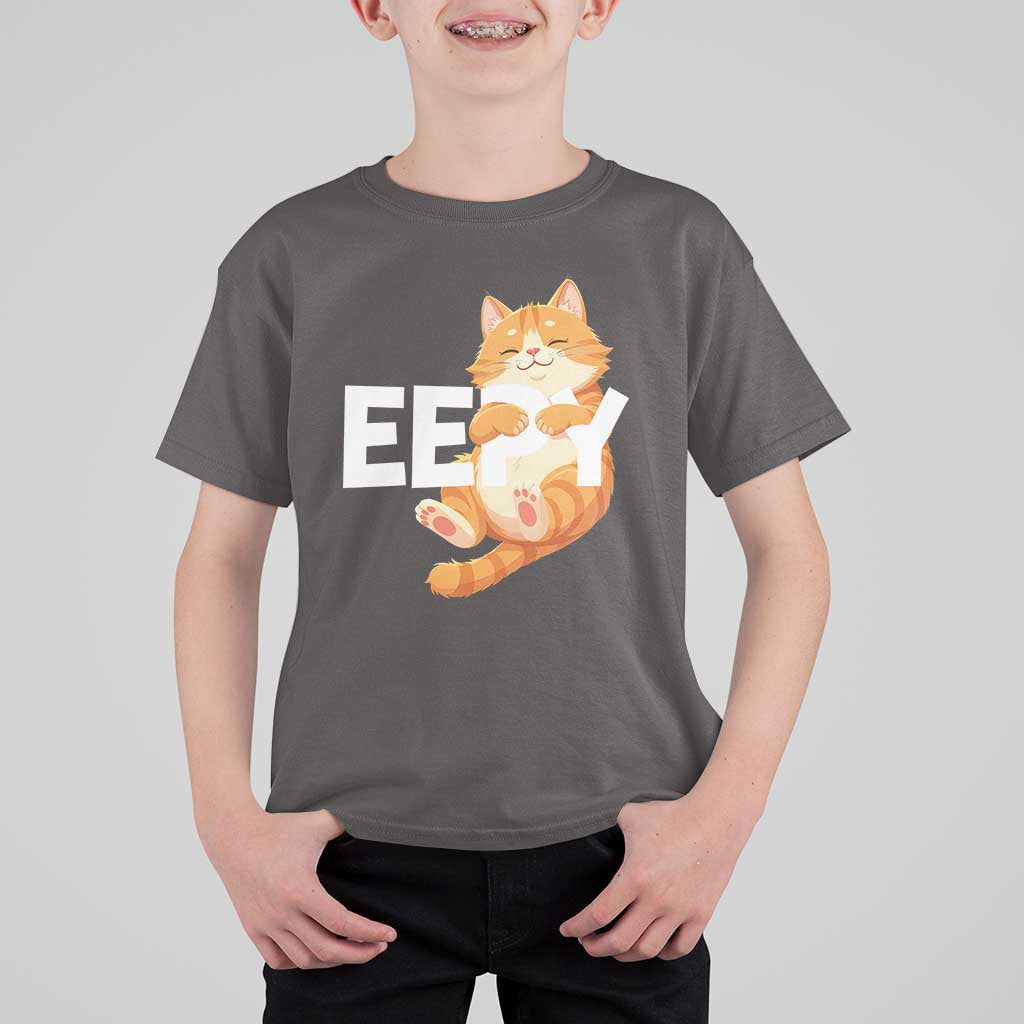 Funny Cat Meme T Shirt For Kid Eepy Cat Silly Sleepy Cat