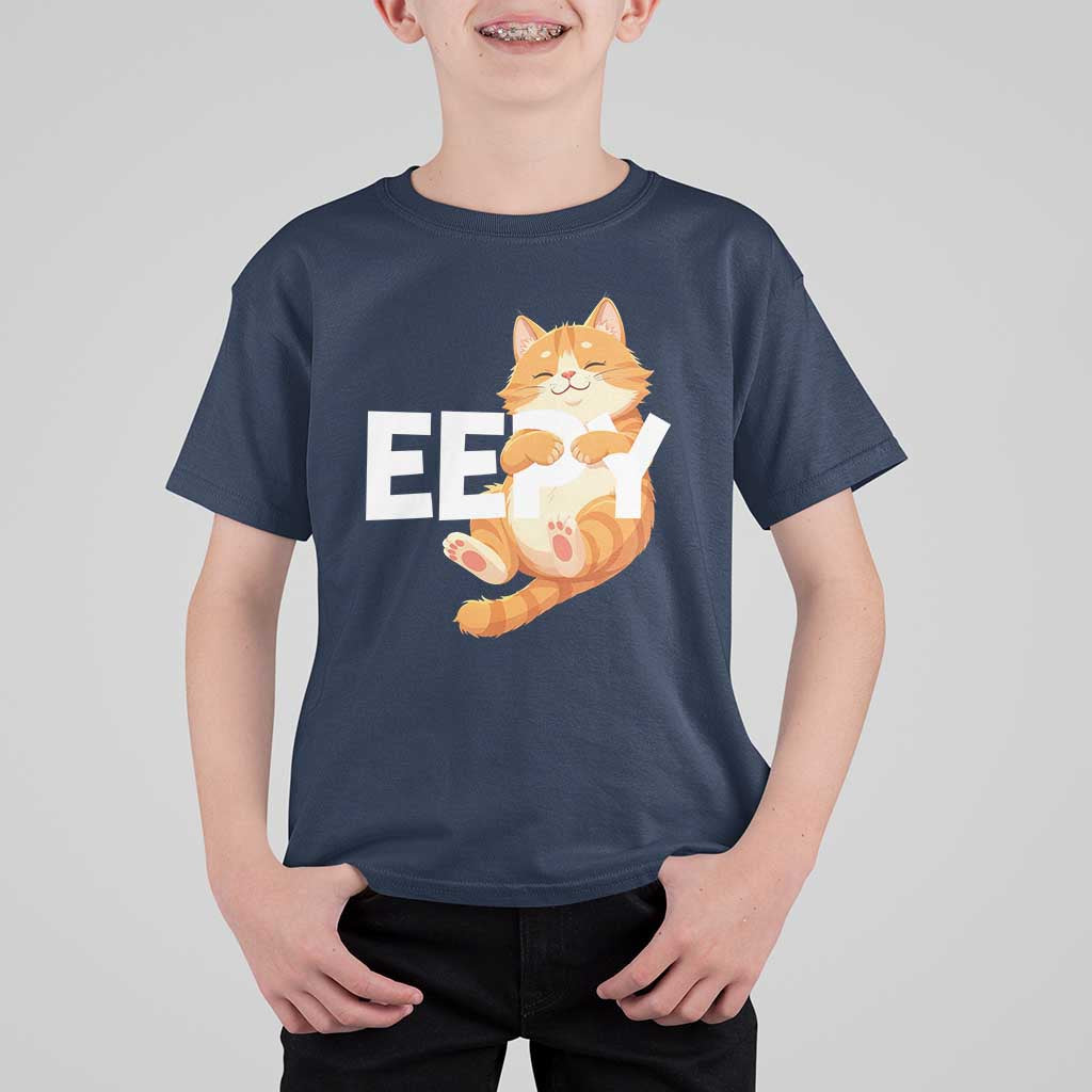 Funny Cat Meme T Shirt For Kid Eepy Cat Silly Sleepy Cat