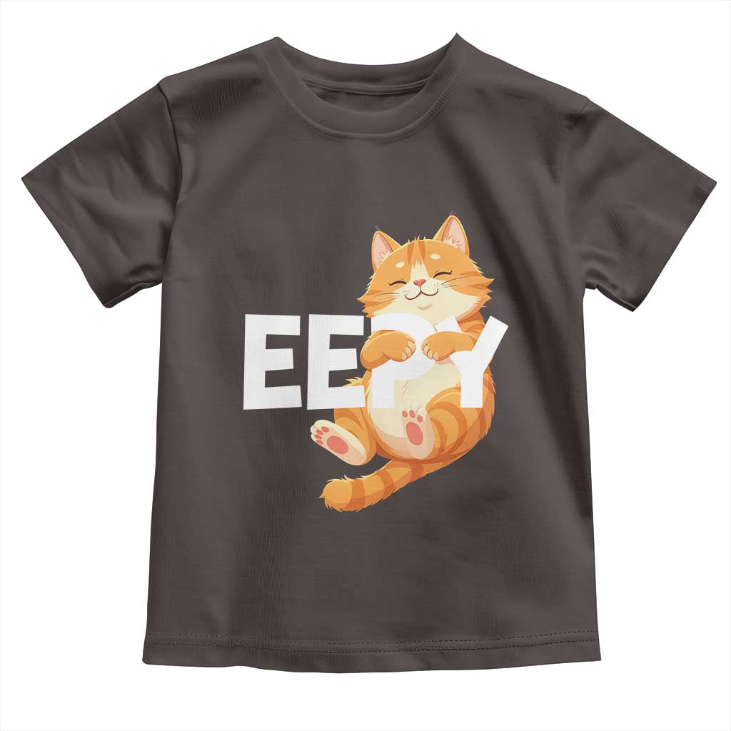 Funny Cat Meme Toddler T Shirt Eepy Cat Silly Sleepy Cat