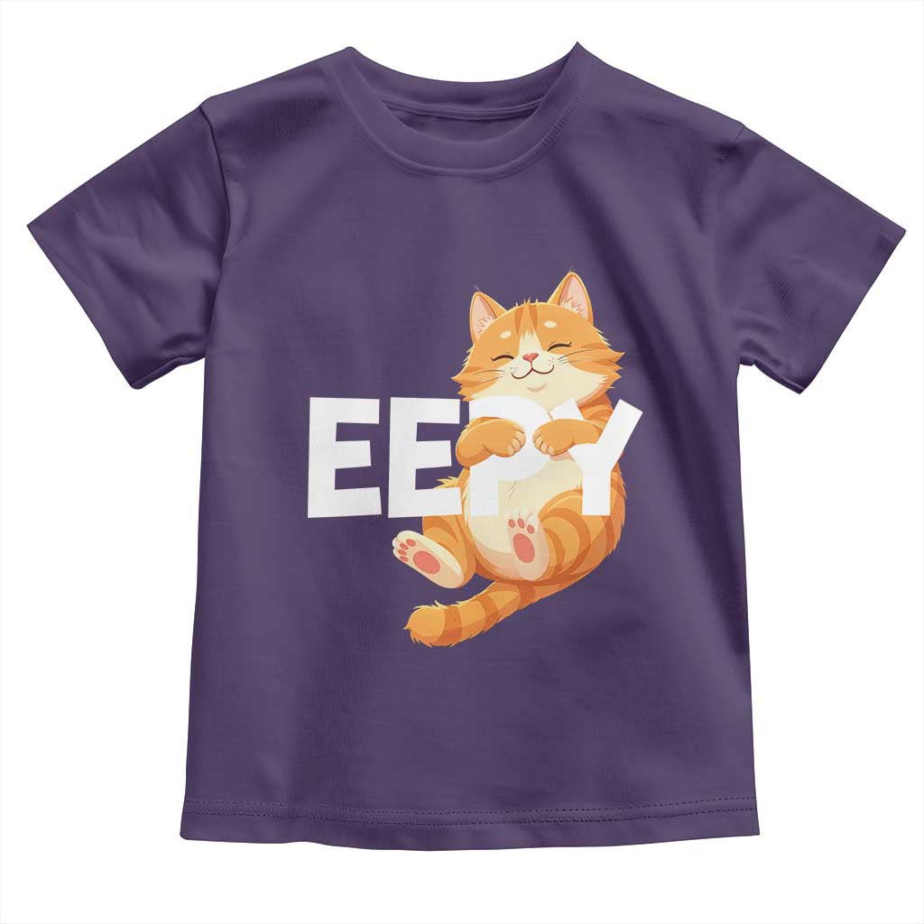 Funny Cat Meme Toddler T Shirt Eepy Cat Silly Sleepy Cat