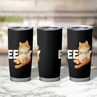 Funny Cat Meme Tumbler Cup Eepy Cat Silly Sleepy Cat