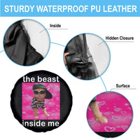 Funny Cat Meme Spare Tire Cover The Beast Inside Me