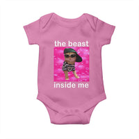 Funny Cat Meme Baby Onesie The Beast Inside Me
