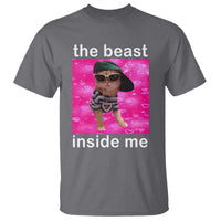 Funny Cat Meme T Shirt The Beast Inside Me