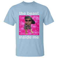 Funny Cat Meme T Shirt The Beast Inside Me