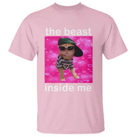 Funny Cat Meme T Shirt The Beast Inside Me