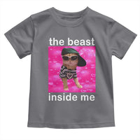 Funny Cat Meme Toddler T Shirt The Beast Inside Me