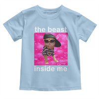 Funny Cat Meme Toddler T Shirt The Beast Inside Me