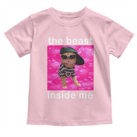 Funny Cat Meme Toddler T Shirt The Beast Inside Me