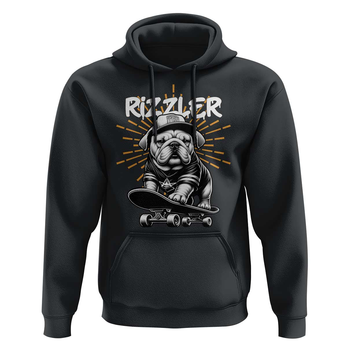 Funny Meme Rizzler Dog Hoodie