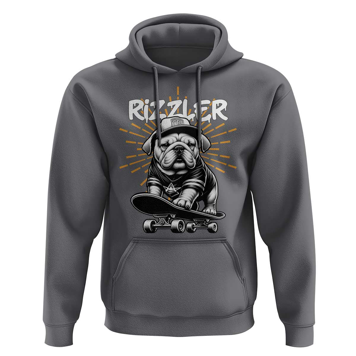 Funny Meme Rizzler Dog Hoodie