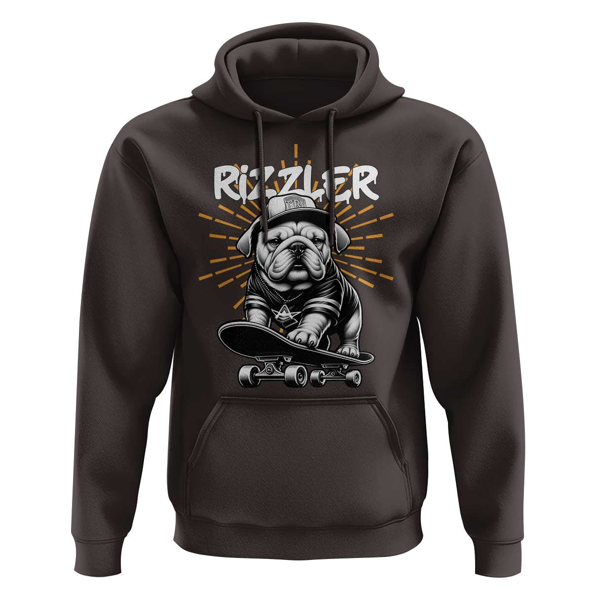 Funny Meme Rizzler Dog Hoodie