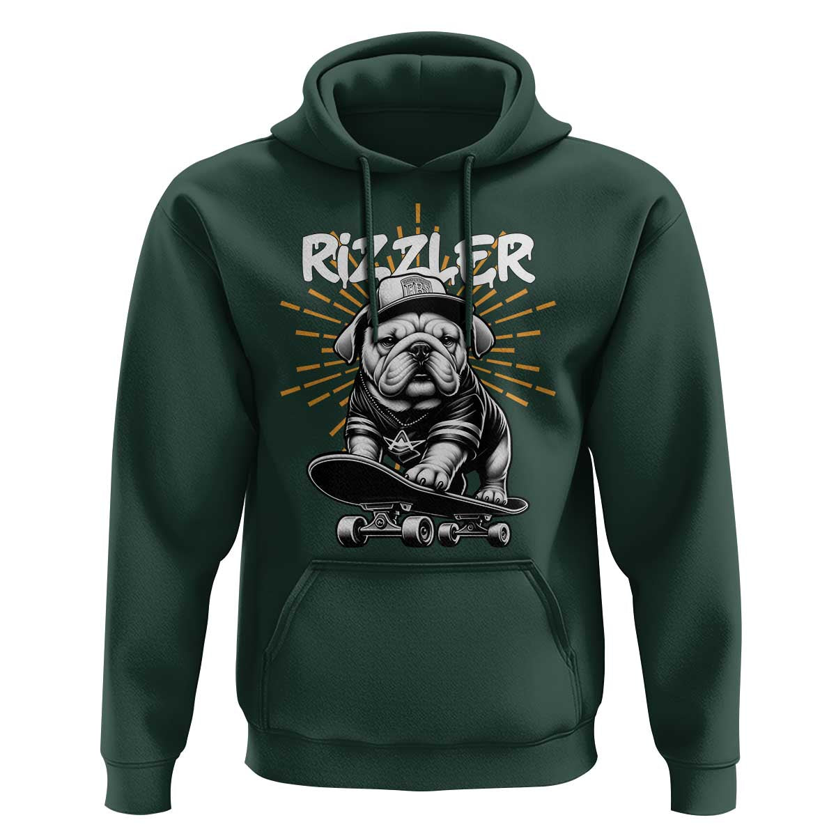 Funny Meme Rizzler Dog Hoodie