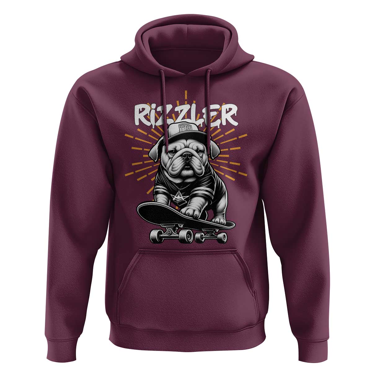 Funny Meme Rizzler Dog Hoodie