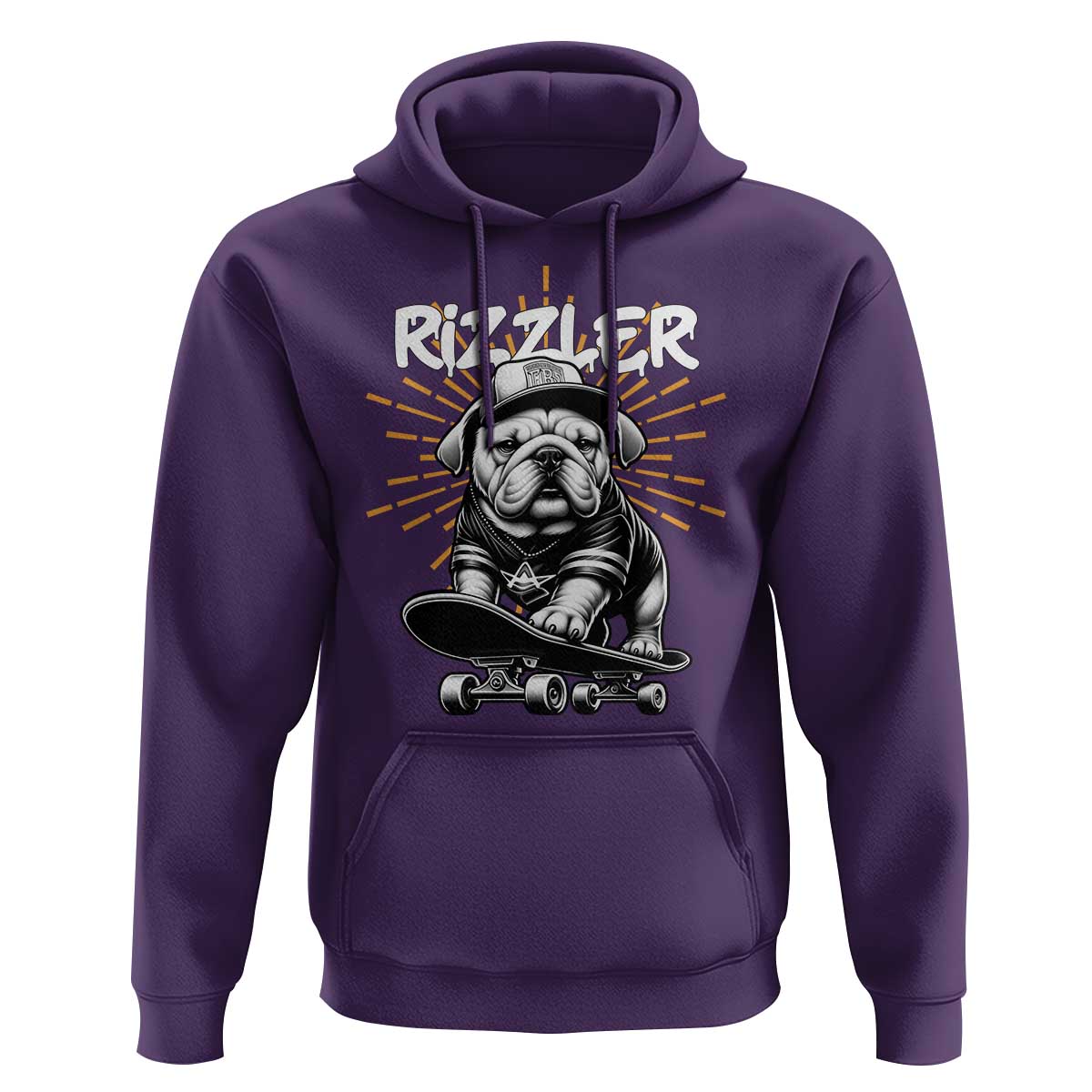 Funny Meme Rizzler Dog Hoodie