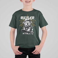 Funny Meme Rizzler Dog T Shirt For Kid