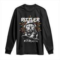 Funny Meme Rizzler Dog Long Sleeve Shirt