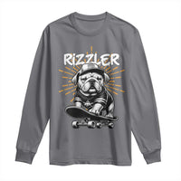 Funny Meme Rizzler Dog Long Sleeve Shirt