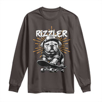 Funny Meme Rizzler Dog Long Sleeve Shirt