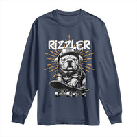 Funny Meme Rizzler Dog Long Sleeve Shirt