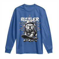 Funny Meme Rizzler Dog Long Sleeve Shirt
