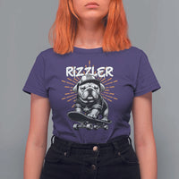 Funny Meme Rizzler Dog T Shirt For Women