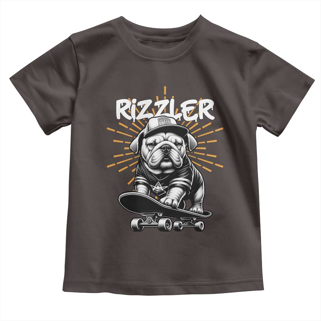 Funny Meme Rizzler Dog Toddler T Shirt