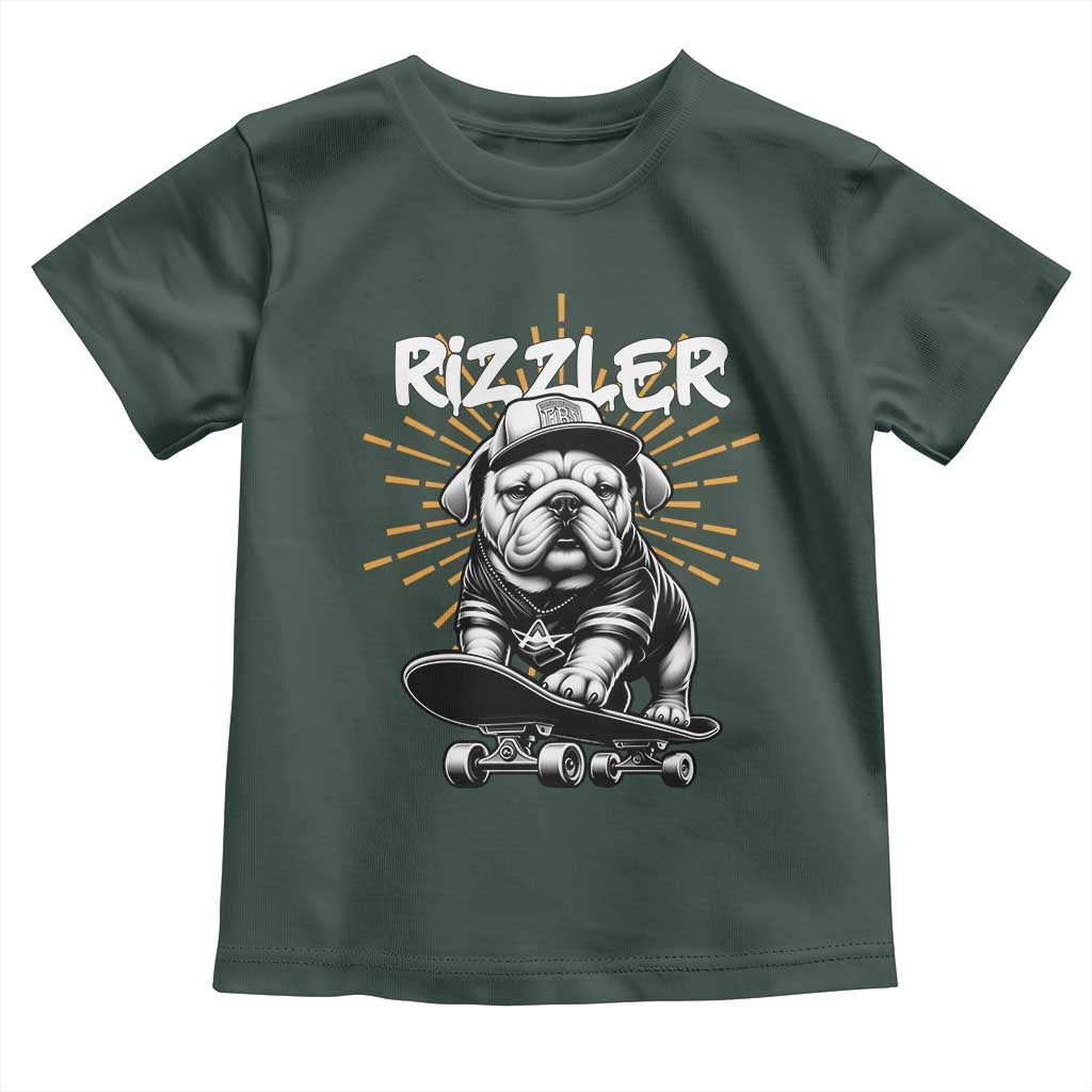 Funny Meme Rizzler Dog Toddler T Shirt