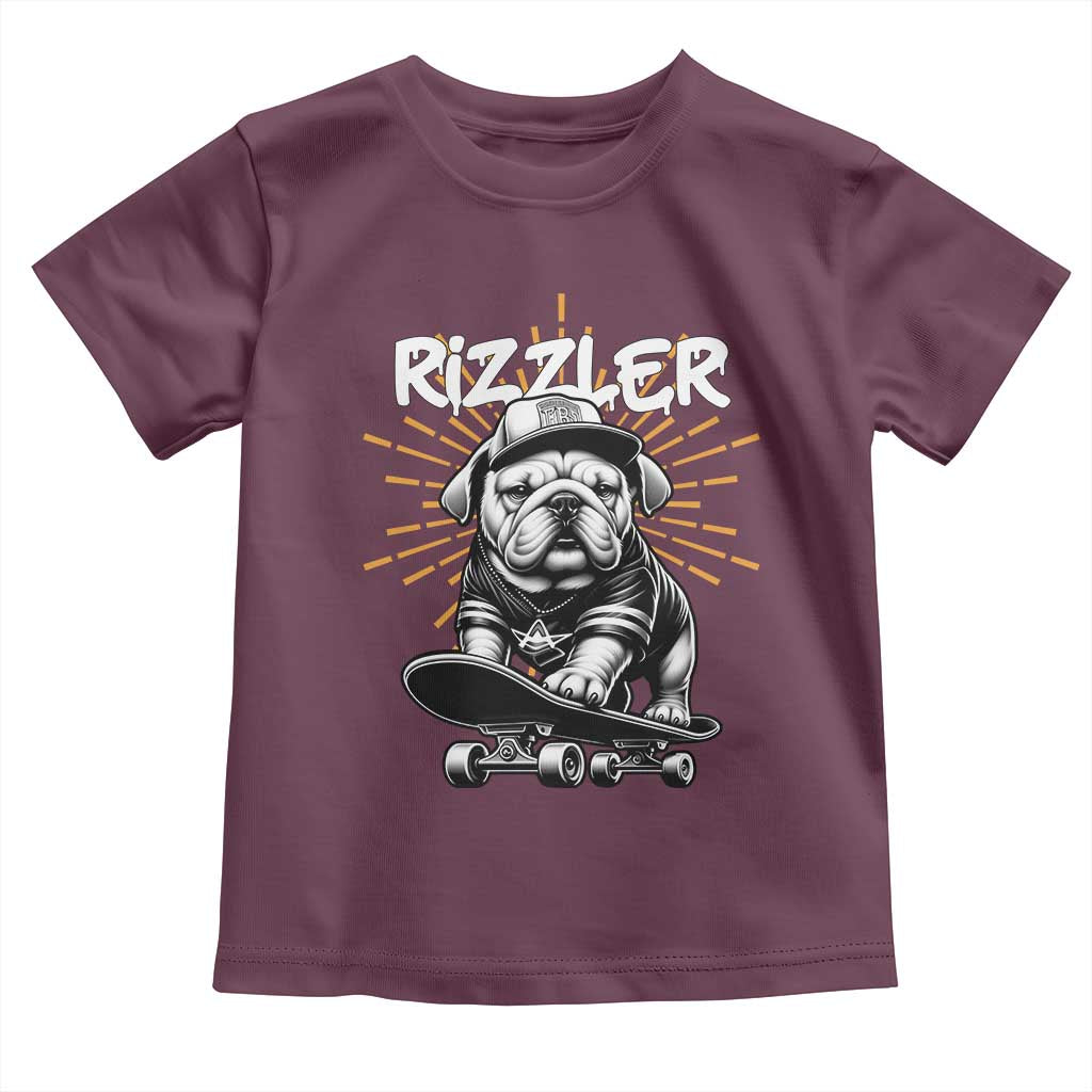 Funny Meme Rizzler Dog Toddler T Shirt