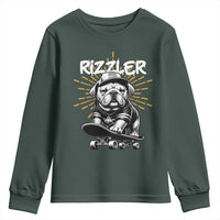 Funny Meme Rizzler Dog Youth Sweatshirt