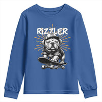 Funny Meme Rizzler Dog Youth Sweatshirt