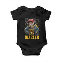 Funny Meme Rizzler Cat Baby Onesie