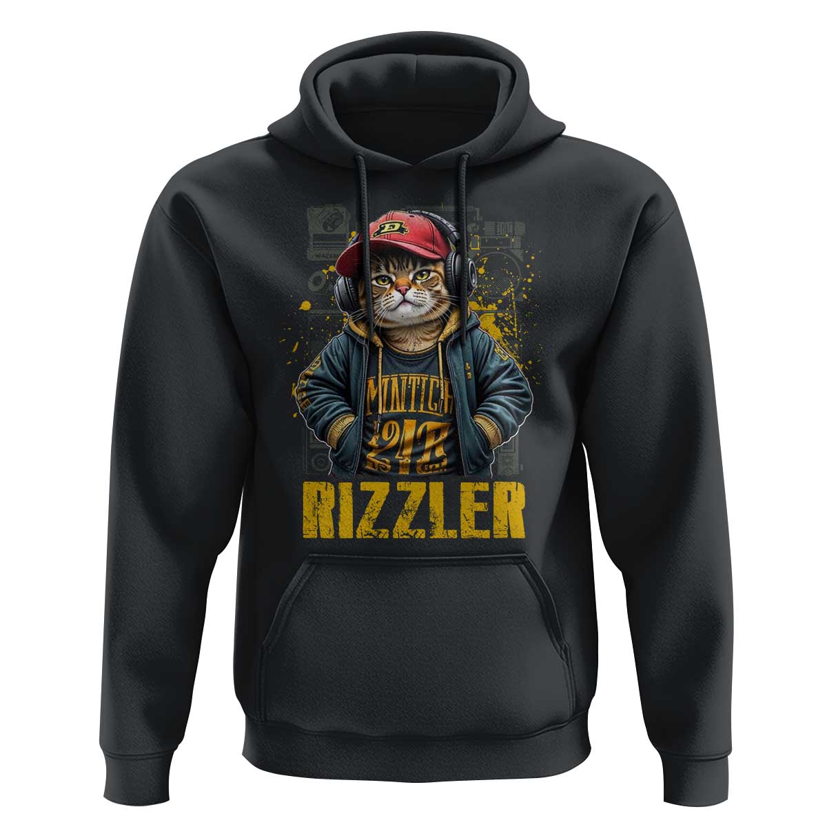 Funny Meme Rizzler Cat Hoodie